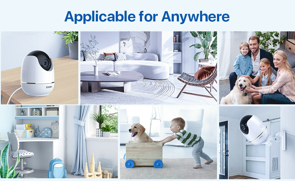 5MP Super HD WIFI Baby Nanny With AI Powered Detection