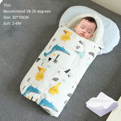 Cotton Sleeping Baby Bag 0-6 Months