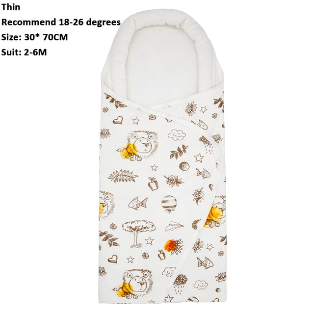 Cotton Sleeping Baby Bag 0-6 Months