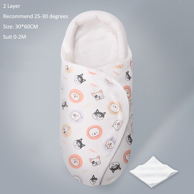 Cotton Sleeping Baby Bag 0-6 Months