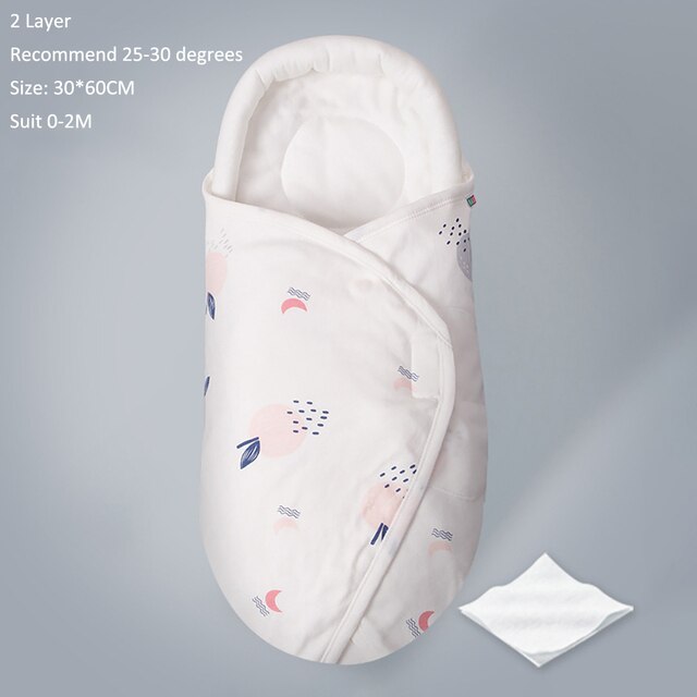 Cotton Sleeping Baby Bag 0-6 Months