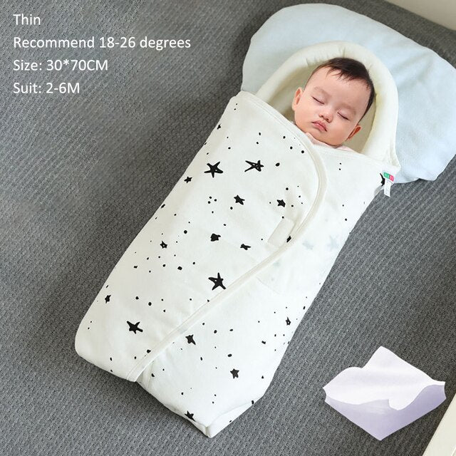 Cotton Sleeping Baby Bag 0-6 Months