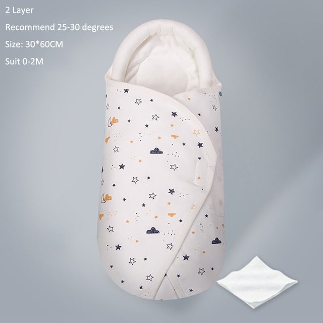 Cotton Sleeping Baby Bag 0-6 Months