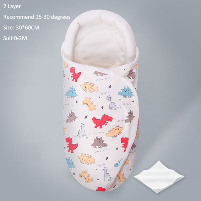 Cotton Sleeping Baby Bag 0-6 Months