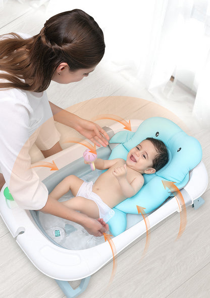 Folding Baby Bath Tub With Smart Thermometer