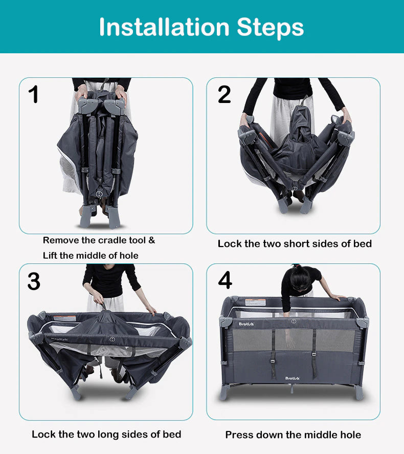 Transformer Baby Bed (with Diaper Changing Table)