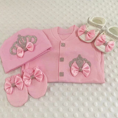 4pcs "Welcome Home" Baby Set