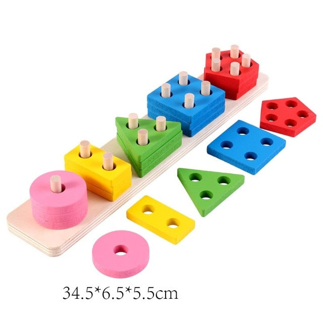 Wooden Matching Puzzles