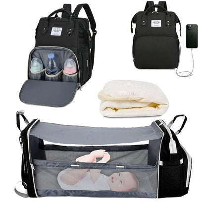 Mom Bag & Portable Baby Bed