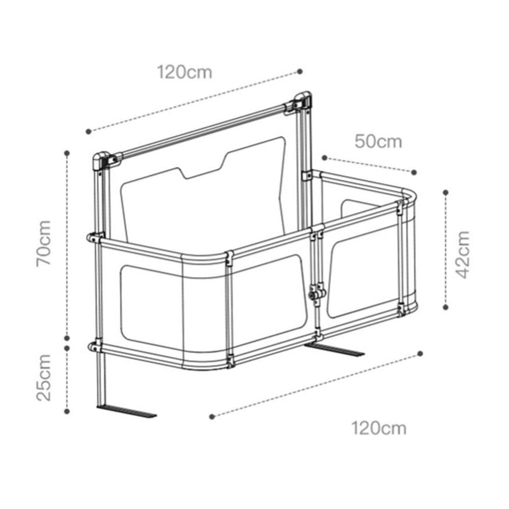 Multifunctional Bedside Baby Crib