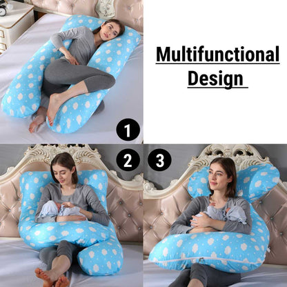 Full Body Cotton Pregnancy Pillow