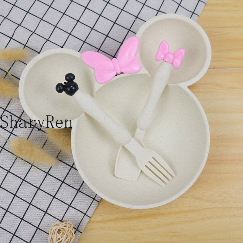 3 Pcs Mickey Mouse Feeding Set