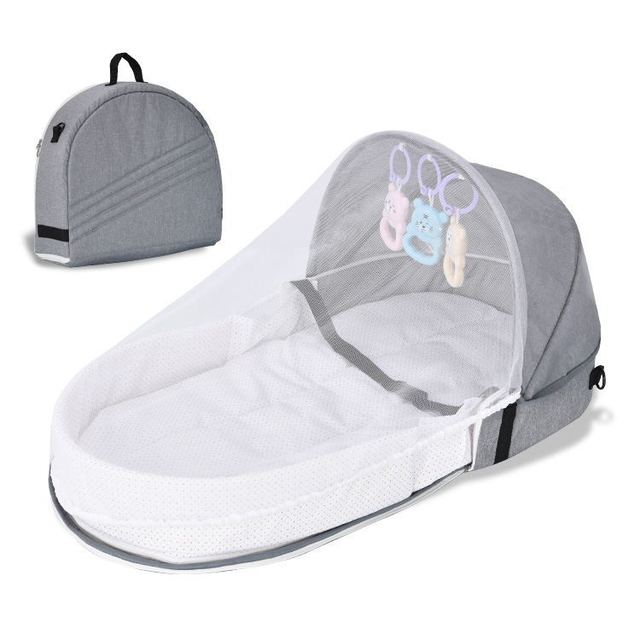 Portable Baby Nest With Mosquito Protection Net