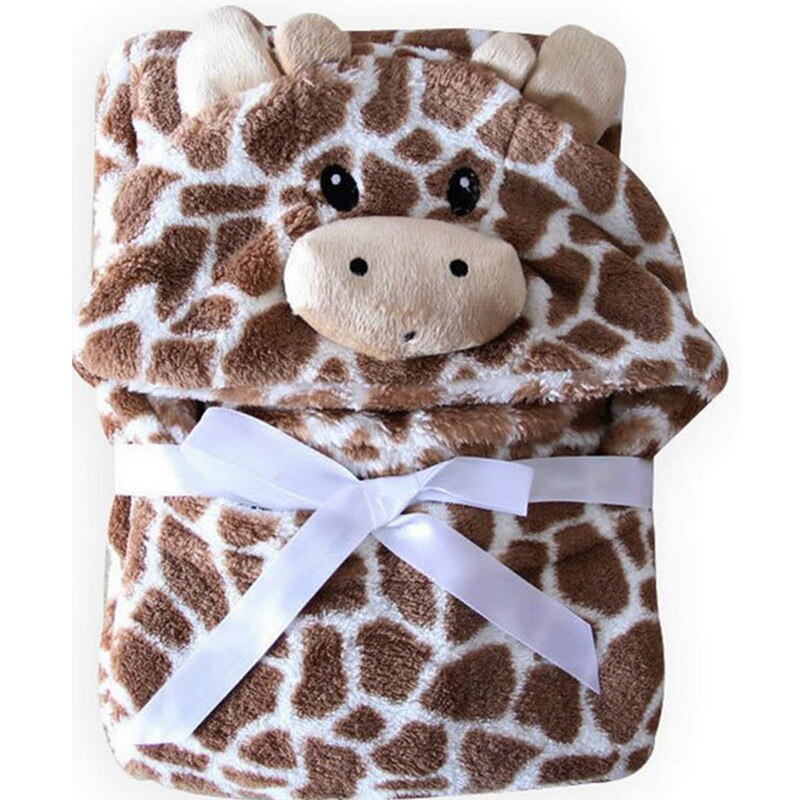 Animals Shaped Baby Hooded Bathrobe