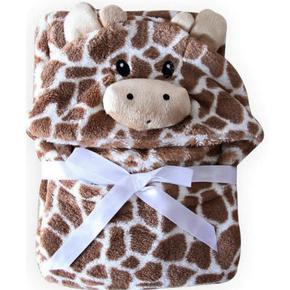 Animals Shaped Baby Hooded Bathrobe