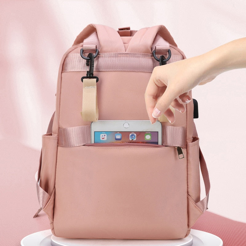 Mommy Backpack with USB Charger