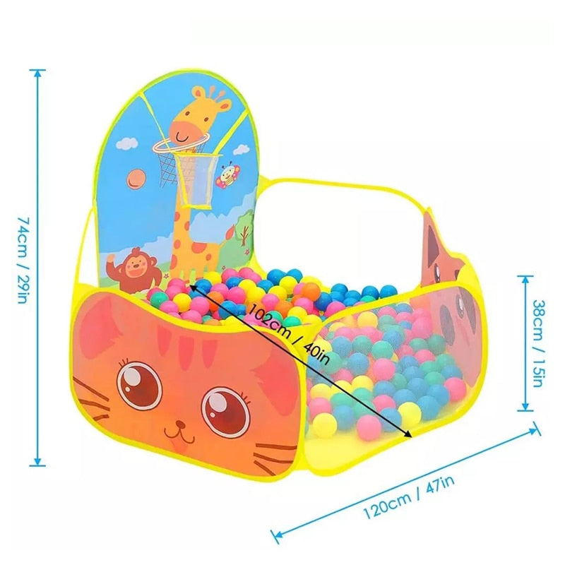 Baby Ball Pool Tent with Basket