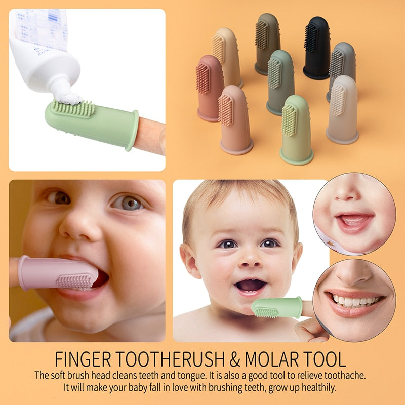 Baby Silicone Finger Toothbrush 360 Degree