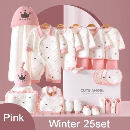 25 pcs Newborn Essentials Set (0-6m)