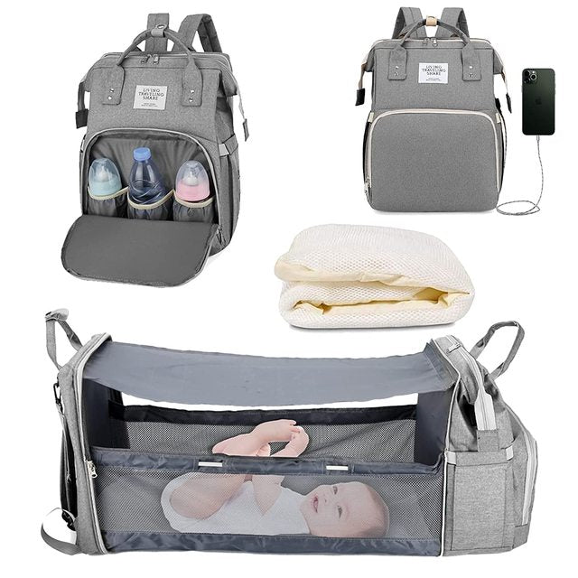 Mom Bag & Portable Baby Bed