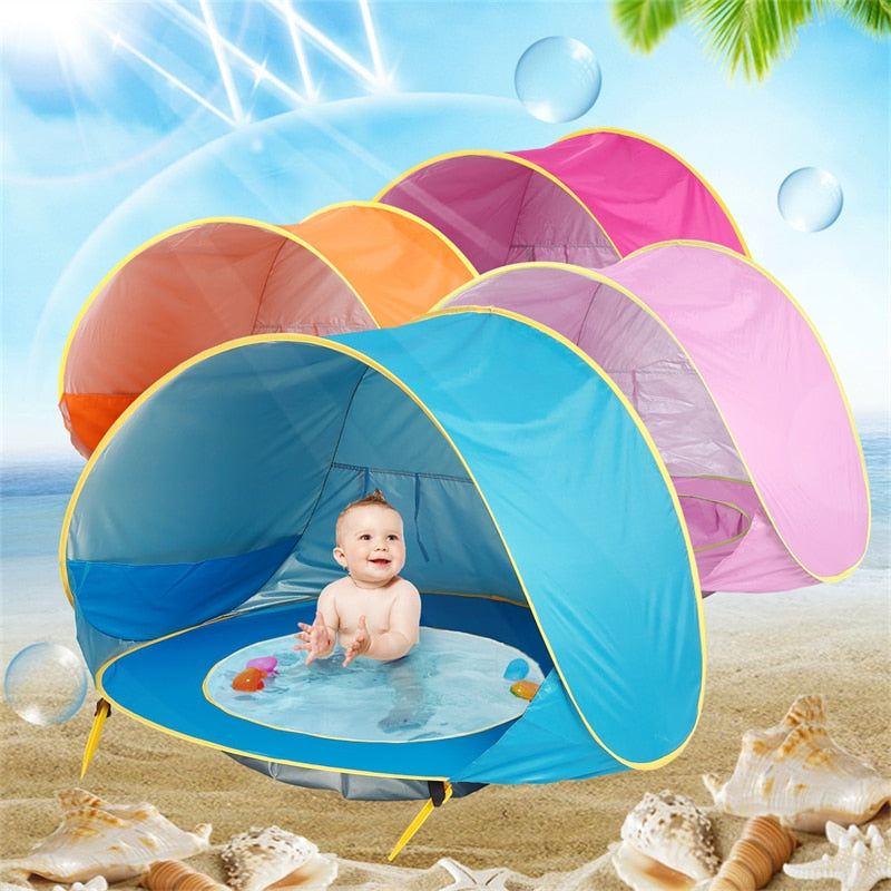 Portable Baby Beach Tent With UV Protection