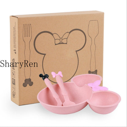 3 Pcs Mickey Mouse Feeding Set