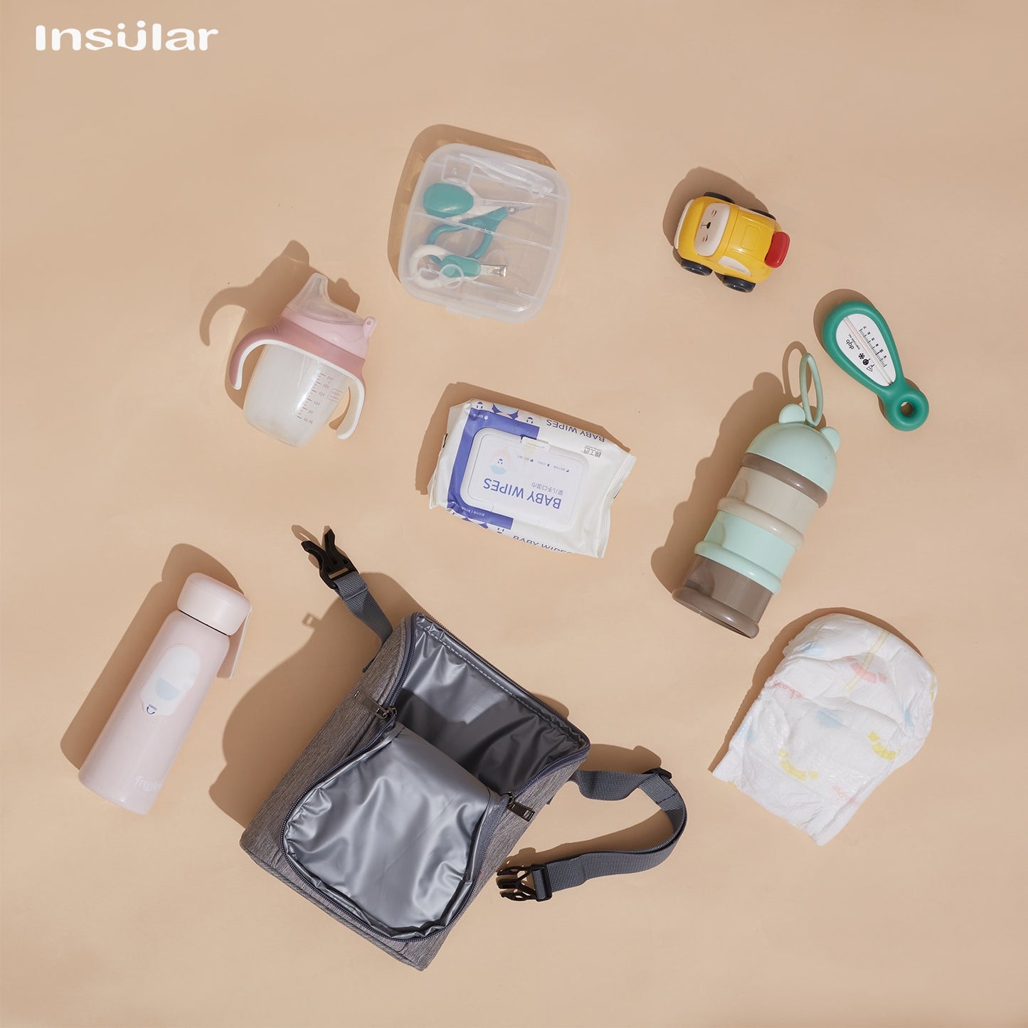 Leak-Proof Portable Feeding Bottles Bag