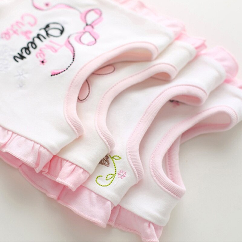 Cute Pink Cotton Baby Bibs