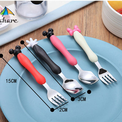 4pcs Mickey Mouse Tableware Set