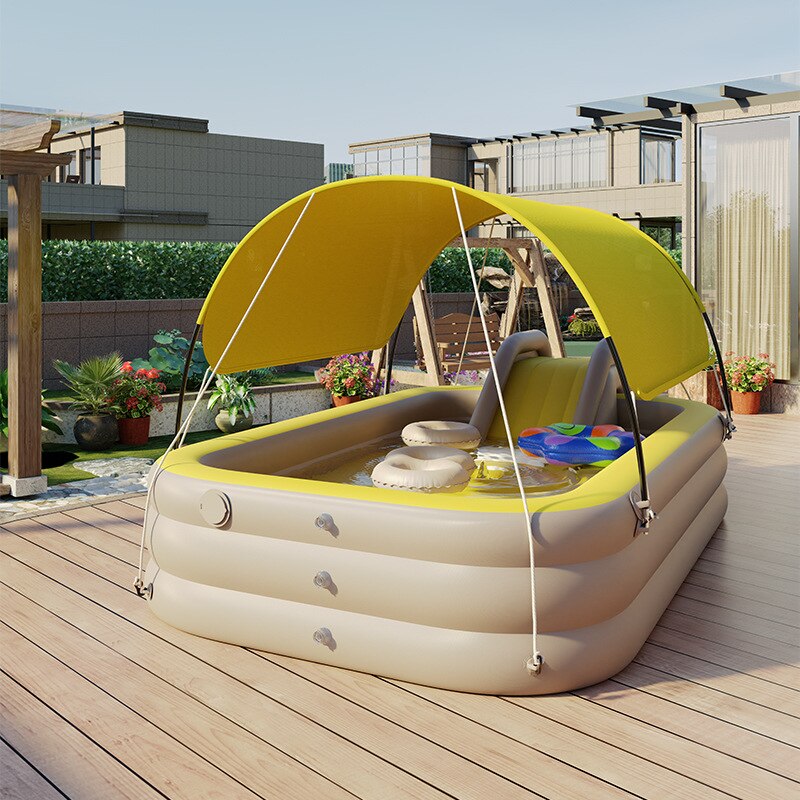 Inflatable Kids Swimming Pool with Slide