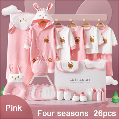 26 Pcs Newborn Essentials Set (0-3m)