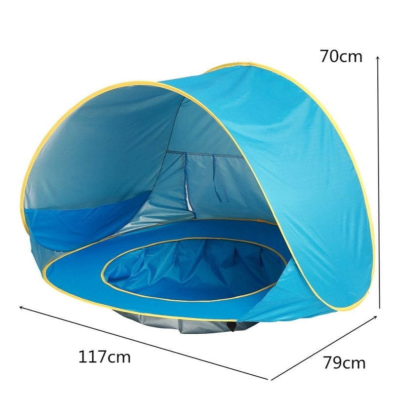 Portable Baby Beach Tent With UV Protection