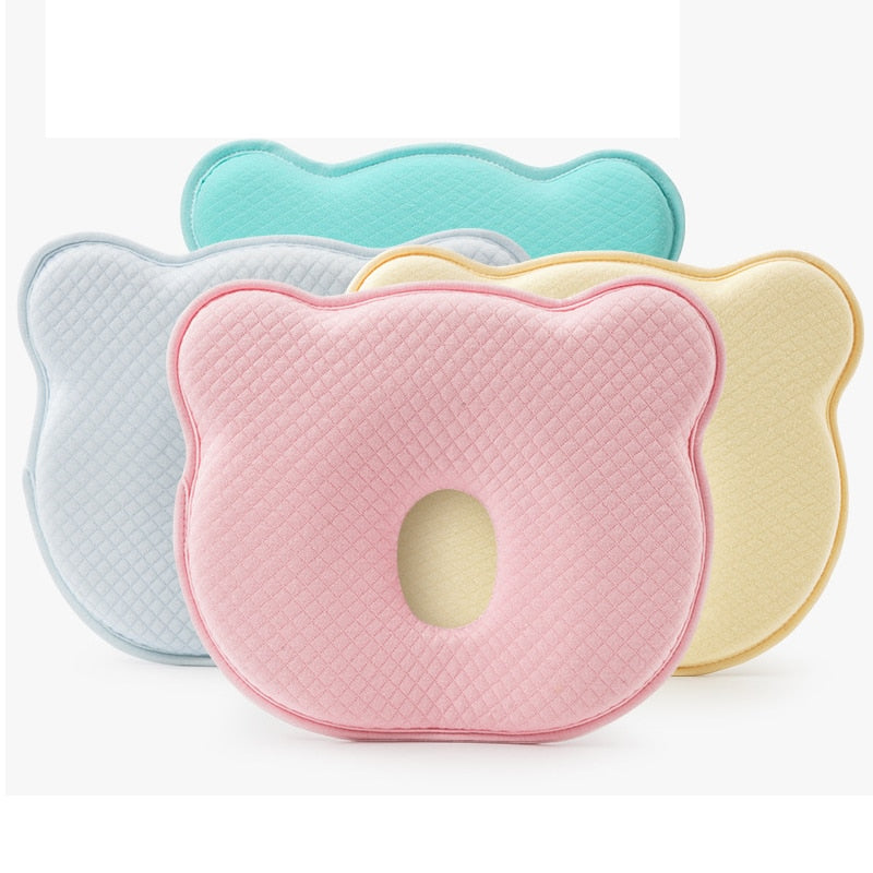 Baby Cotton Memory Foam Pillow for 0-24 Months