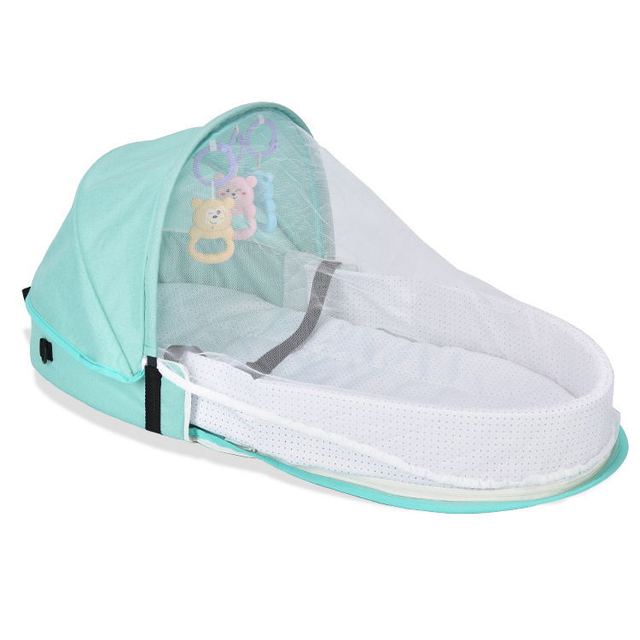 Portable Baby Nest With Mosquito Protection Net