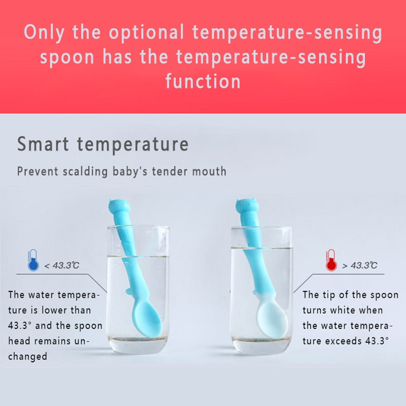 Temperature Sensing Spoons Set With Box