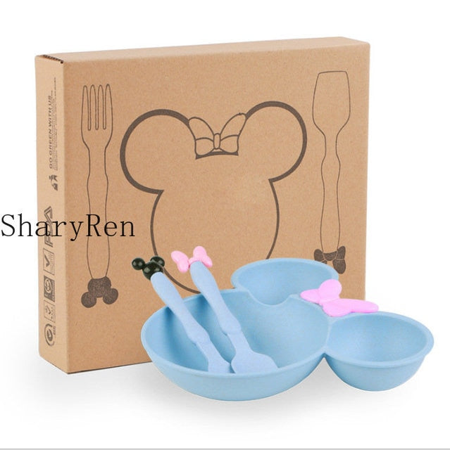 3 Pcs Mickey Mouse Feeding Set