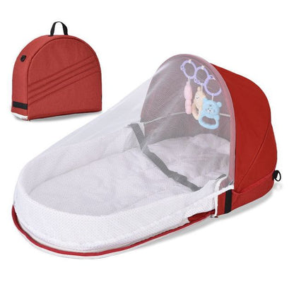 Portable Baby Nest With Mosquito Protection Net