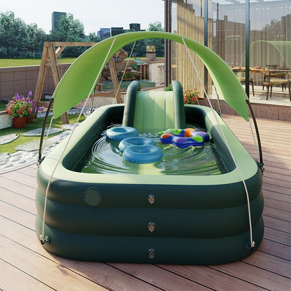 Inflatable Kids Swimming Pool with Slide