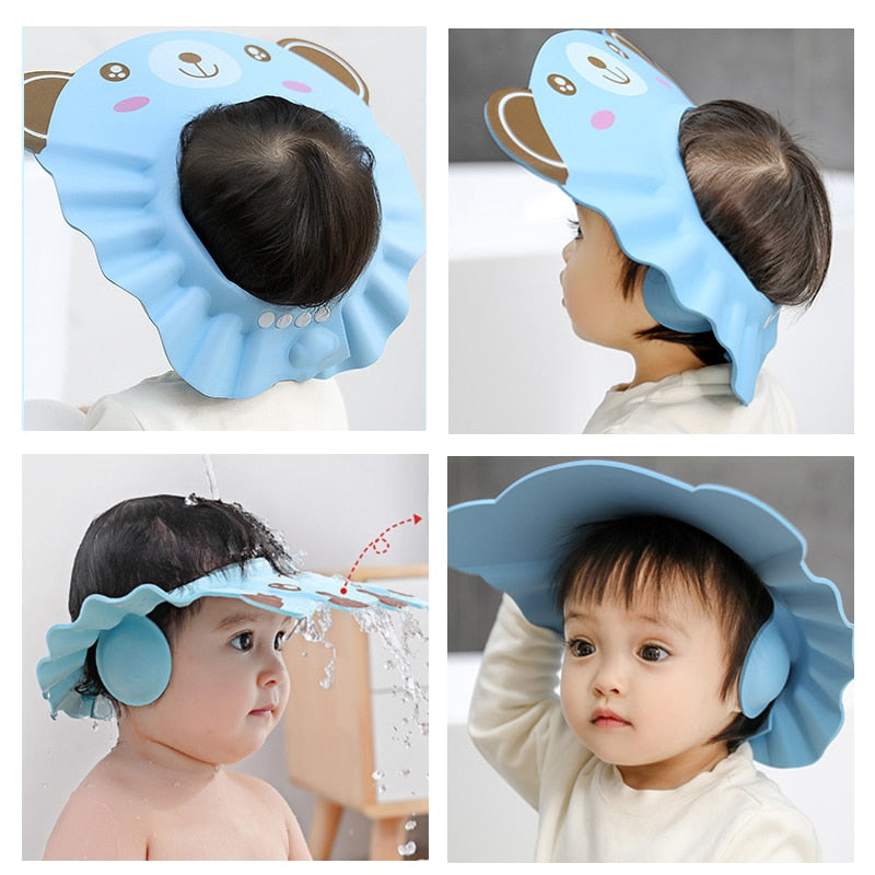 Soft Baby Shower Cap