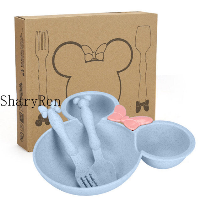 3 Pcs Mickey Mouse Feeding Set