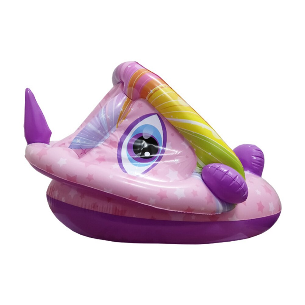 Cute Inflatable Baby Swim Ring With UV Cover