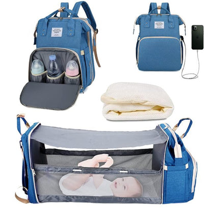 Mom Bag & Portable Baby Bed