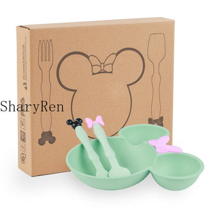 3 Pcs Mickey Mouse Feeding Set