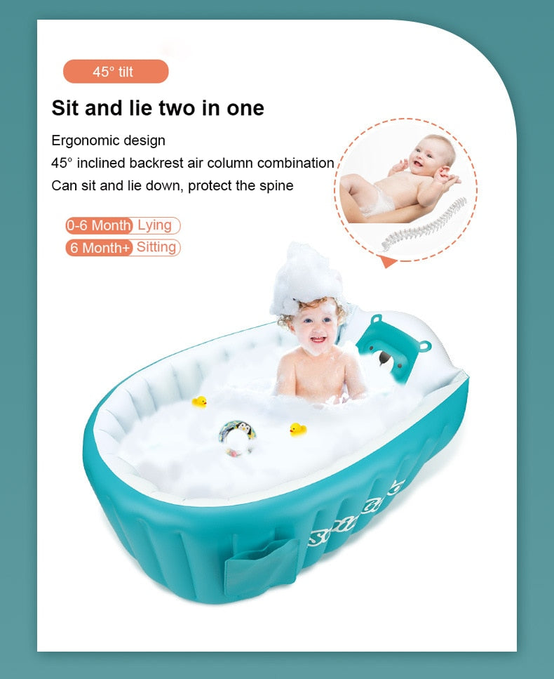 Portable Inflatable Baby Bath Tub