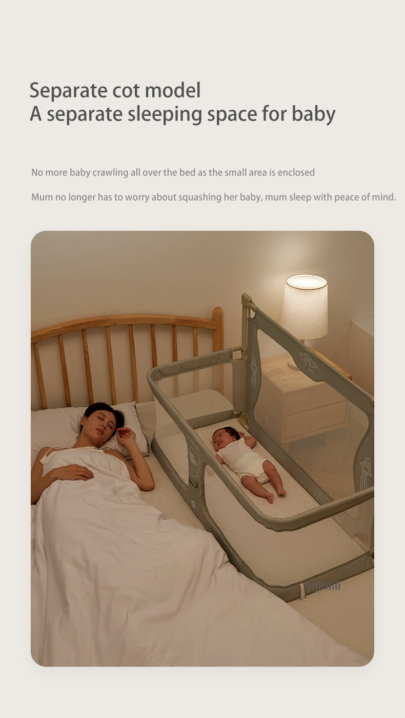 Multifunctional Bedside Baby Crib