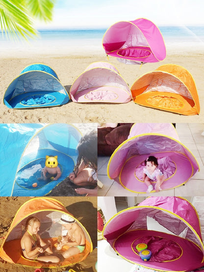 Portable Baby Beach Tent With UV Protection