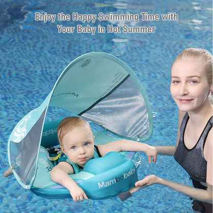 Waterproof Soft Baby Swimming Float With Sunshade