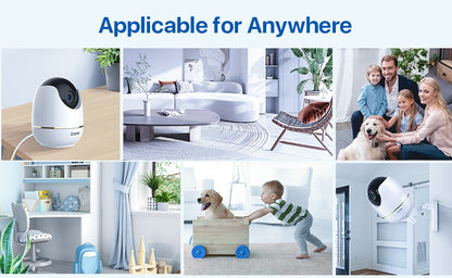 5MP Super HD WIFI Baby Nanny With AI Powered Detection