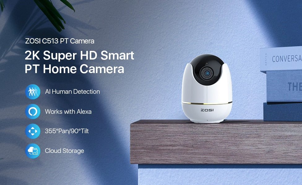 5MP Super HD WIFI Baby Nanny With AI Powered Detection