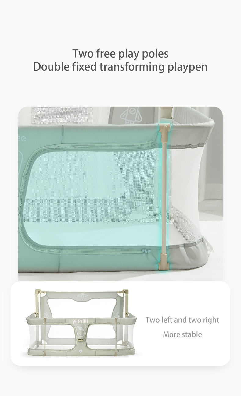 Multifunctional Bedside Baby Crib